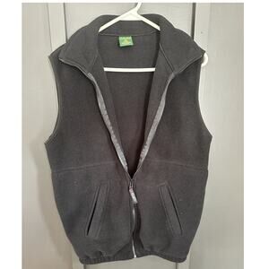 Cabelas Black Fleece Full Zip Vest - Polartec, Black, Size Small